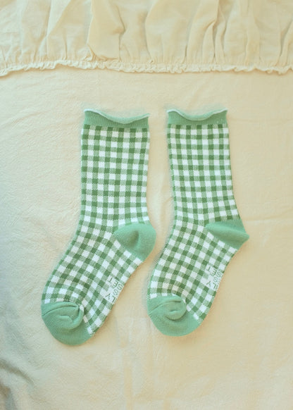 The green Gingham’s