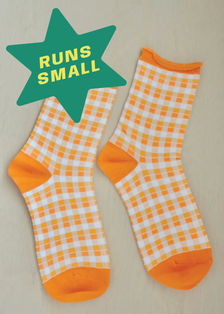 Pumpkin Lattice - Socks